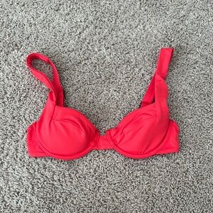Women's Red Bikini Top